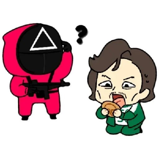 😥 Стикер «Squid game / Игра в кальмара» для Telegram