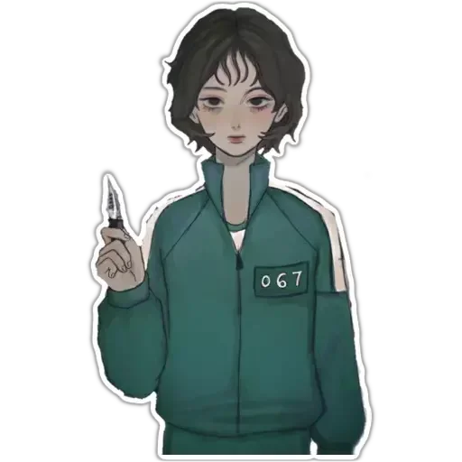 🔪 Стикер «Squid game / Игра в кальмара» для Telegram