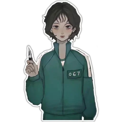 🔪 Стикер «SquidGamePlayers» для Telegram