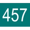 Стикер 3 Squid Game Numbers