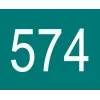 Стикер 55 Squid Game Numbers
