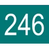 Стикер 22 Squid Game Numbers