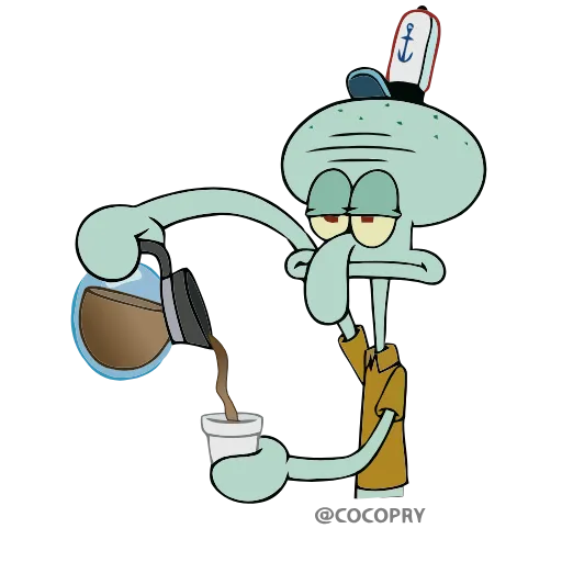 😒 Стикер «Squidward» для Telegram