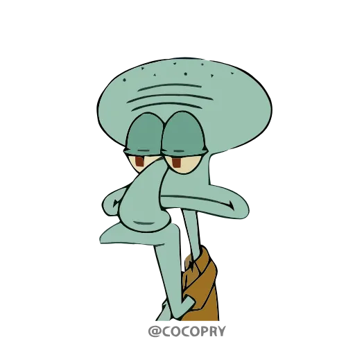 😒 Стикер «Squidward» для Telegram