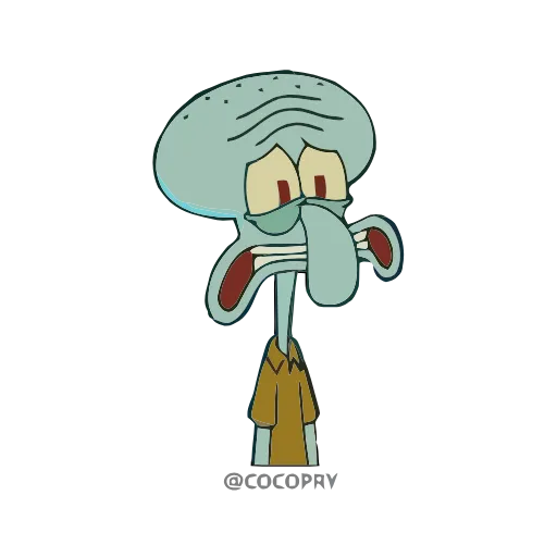 😬 Стикер «Squidward» для Telegram