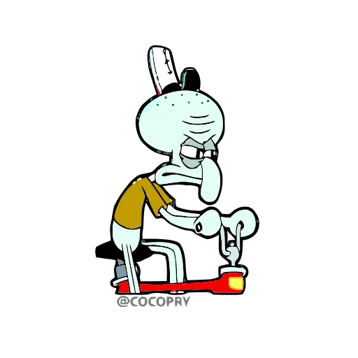 🤨 Стикер «Squidward» для Telegram