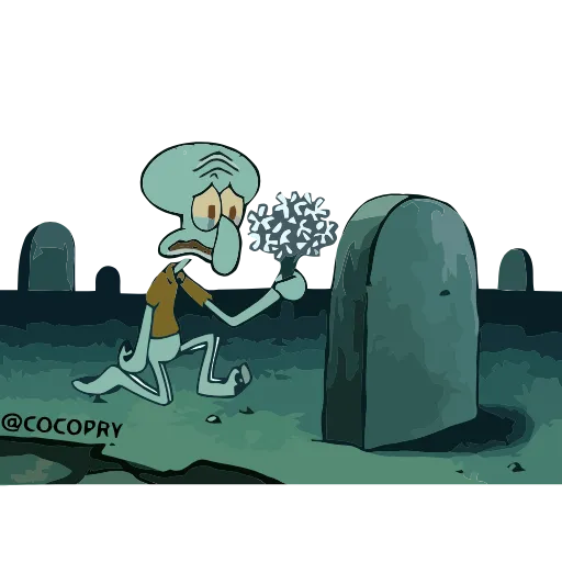 😢 Стикер «Squidward» для Telegram
