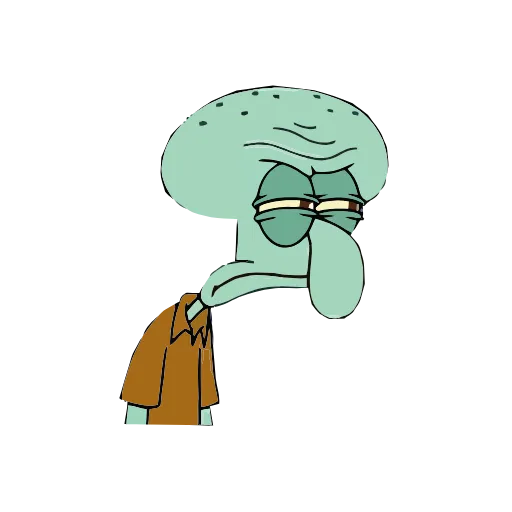 🤨 Стикер «Squidward» для Telegram