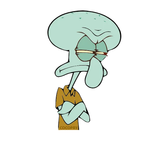 😒 Стикер «Squidward» для Telegram