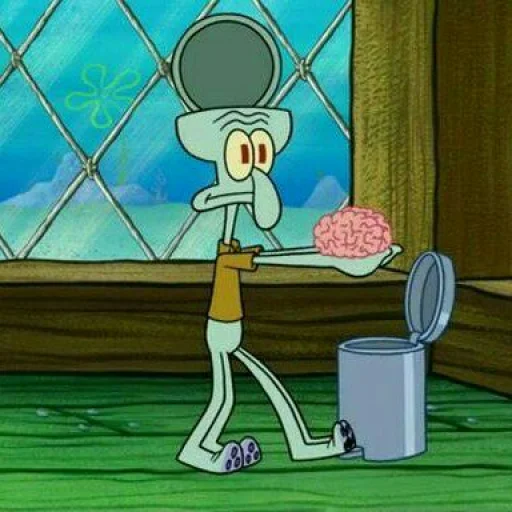 ⚓️ Стикер «Squidward» для Telegram