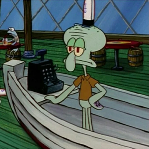 ⚓️ Стикер «Squidward» для Telegram