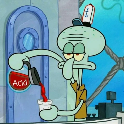 ⚓️ Стикер «Squidward» для Telegram