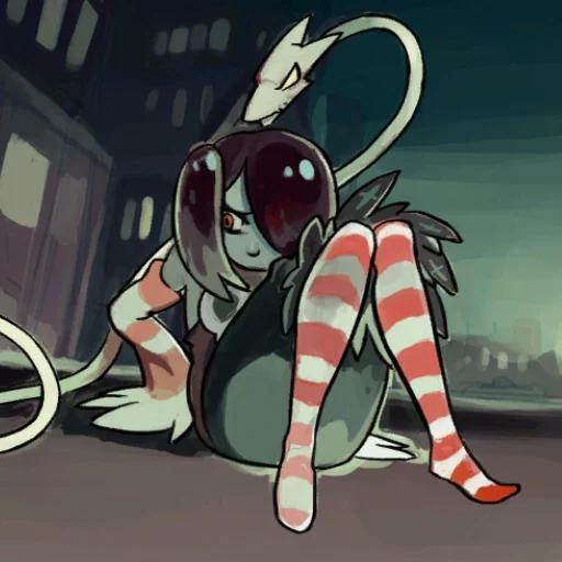 ⚰ Стикер «Сквигли Squigly» для Telegram