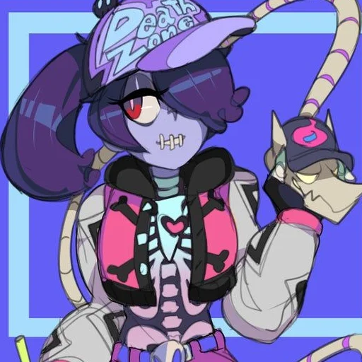 ⚰ Стикер «Сквигли Squigly» для Telegram