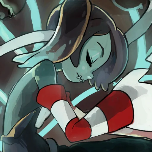 ⚰ Стикер «Сквигли Squigly» для Telegram