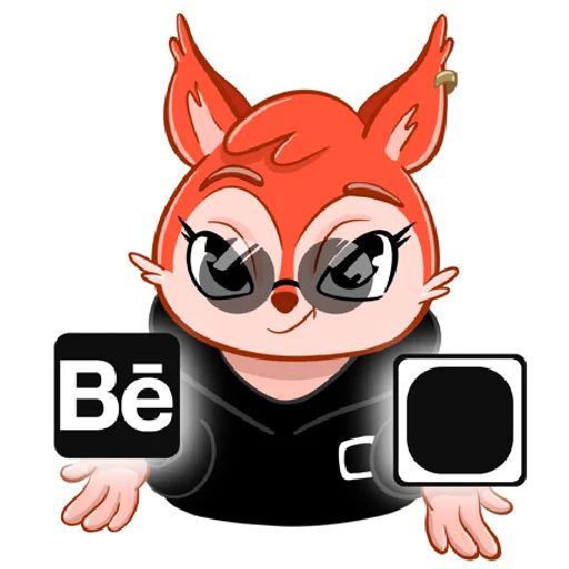 😎 Стикер «squirrel DP» для Telegram