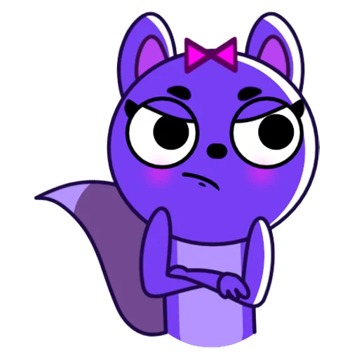 😡 Стикер «Squirrel Lily» для Telegram