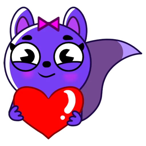 ❤️ Стикер «Squirrel Lily» для Telegram