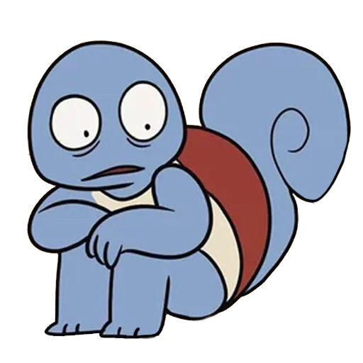 😦 Стикер «Сквиртл Nekoama» для Telegram