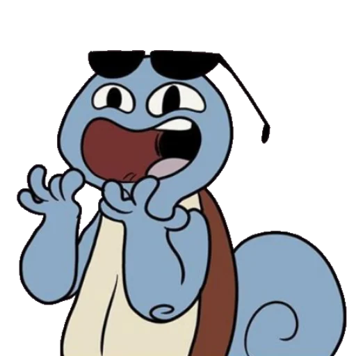 😍 Стикер «Сквиртл Nekoama» для Telegram