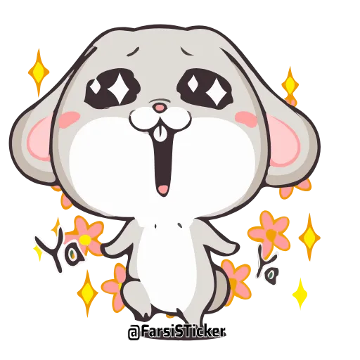 😍 Стикер «Bunnies» для Telegram