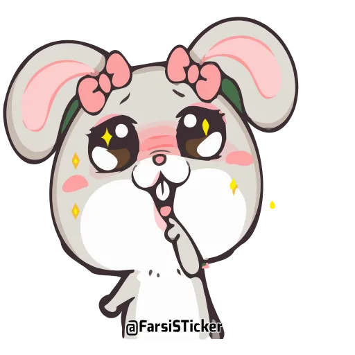 😍 Стикер «Bunnies» для Telegram