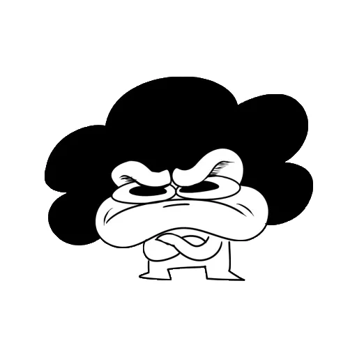 😠 Стикер «Sr Pelo» для Telegram