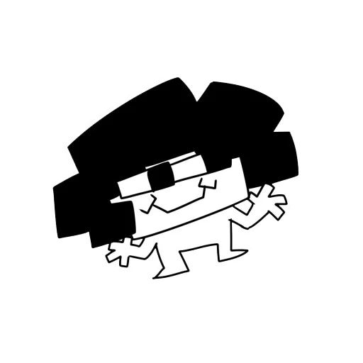 🔲 Стикер «Sr Pelo» для Telegram