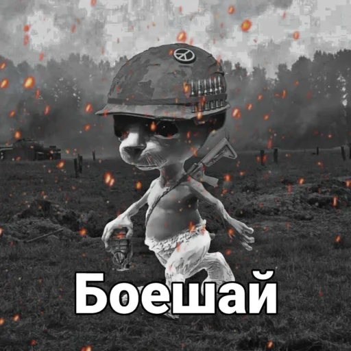 🪖 Стикер «shailushai» для Telegram