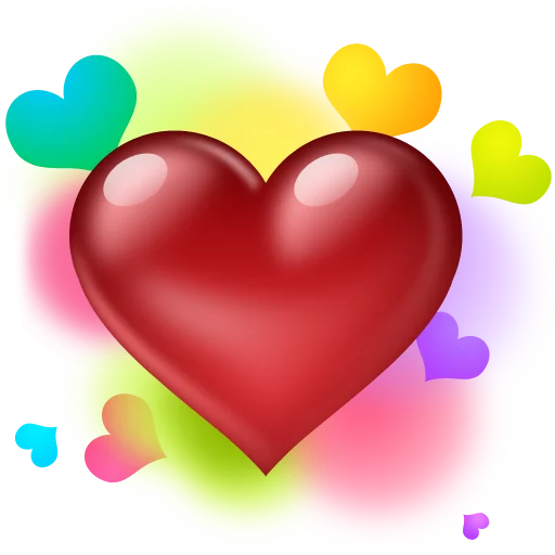 ❤ Стикер «Big Hearts» для Telegram