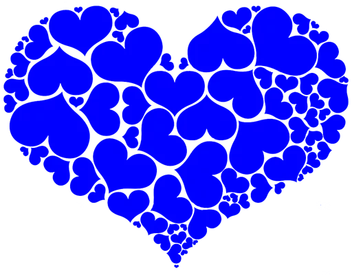 💙 Стикер «Big Hearts» для Telegram