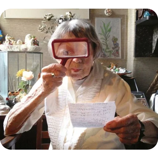 👵 Стикер «Простыми словами» для Telegram
