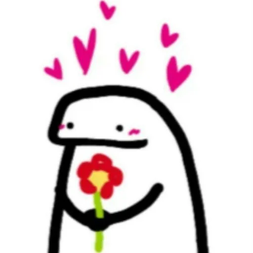 🧺 Стикер «( ◜‿◝ )♡» для Telegram