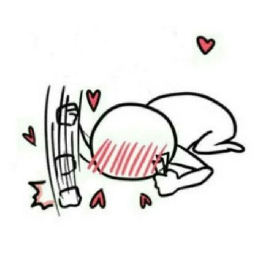 🧺 Стикер «( ◜‿◝ )♡» для Telegram