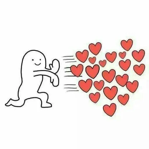🧺 Стикер «( ◜‿◝ )♡» для Telegram
