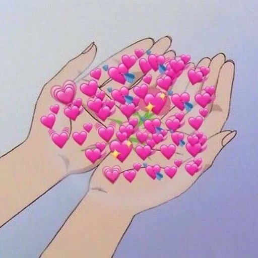 🧺 Стикер «( ◜‿◝ )♡» для Telegram