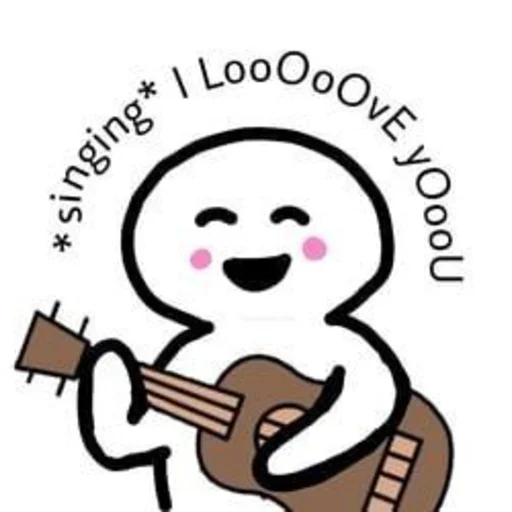🧺 Стикер «( ◜‿◝ )♡» для Telegram