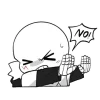 ☹️ Эмодзи «Санс» для Telegram