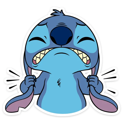 😫 Стикер «Стич» для Telegram