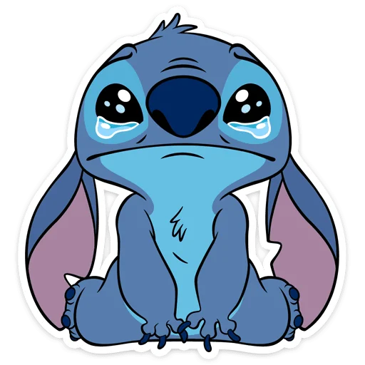 😭 Стикер «Стич» для Telegram