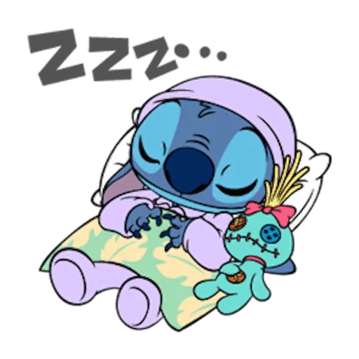 😴 Стикер «Стич» для Telegram