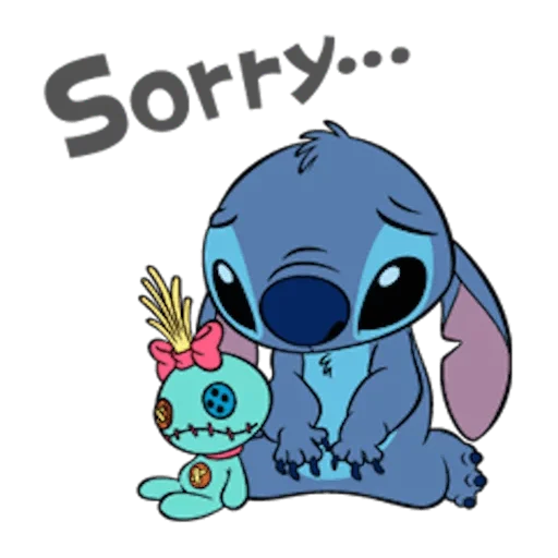 😓 Стикер «Стич» для Telegram
