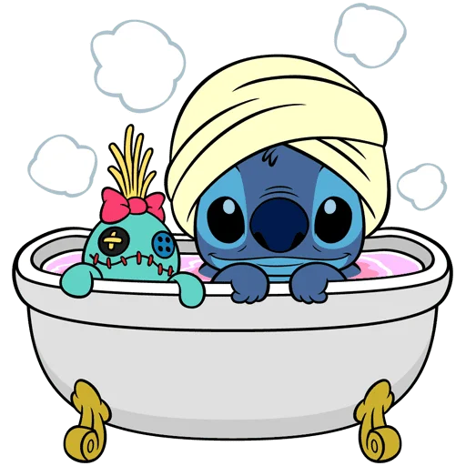 🛁 Стикер «Стич» для Telegram