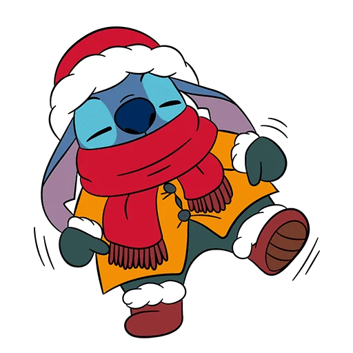 🎄 Стикер «Стич» для Telegram