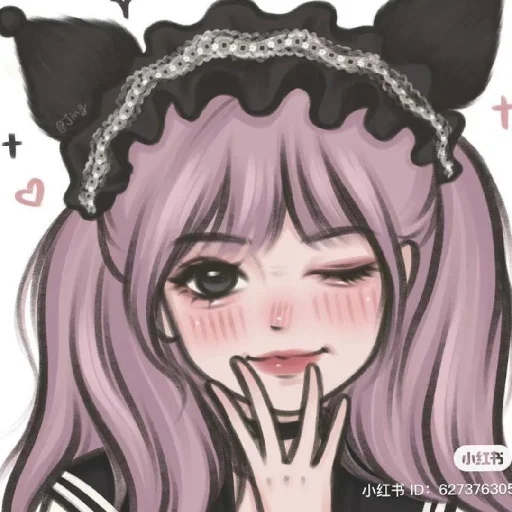 🤭 Стикер «Cute Girls 2» для Telegram