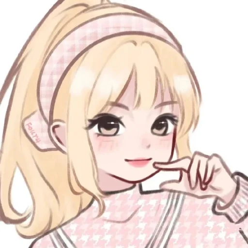 😊 Стикер «Cute Girls 2» для Telegram