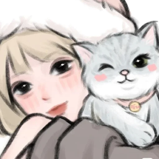 Стикерпак Cute Girls 2 для Telegram