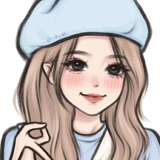😊 Стикер «Cute Girls 2» для Telegram