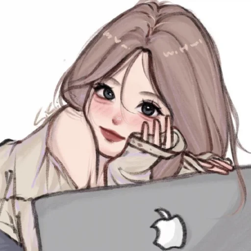 💻 Стикер «Cute Girls 2» для Telegram