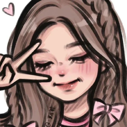 🥰 Стикер «Cute Girls 2» для Telegram